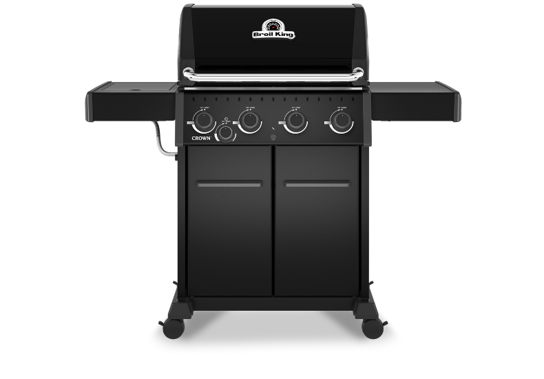 Barbacoa a Gas Broil King Crown 440 Shadow 4 Quemadores con Hornalla Lateral